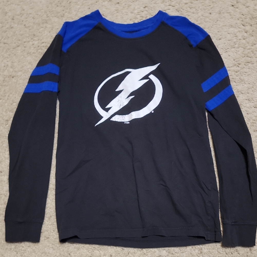 NHL Black and Blue Shirt with Logo